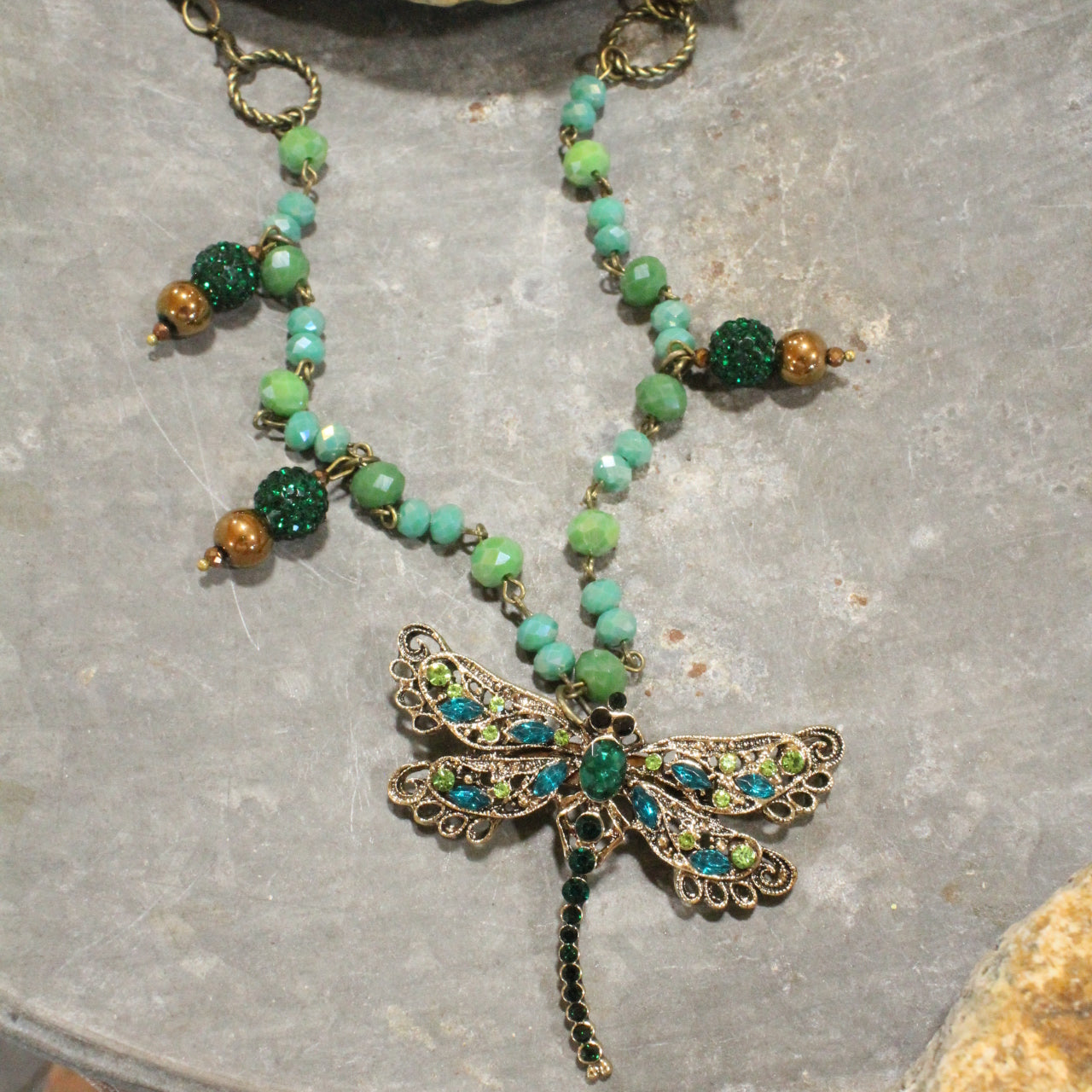 Dragonfly Days Ahead Charming Necklace
