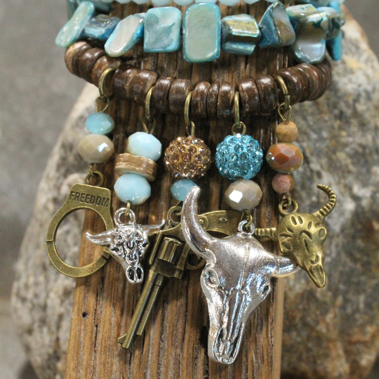 There Is A New Sheriff In Town Bracelet Set