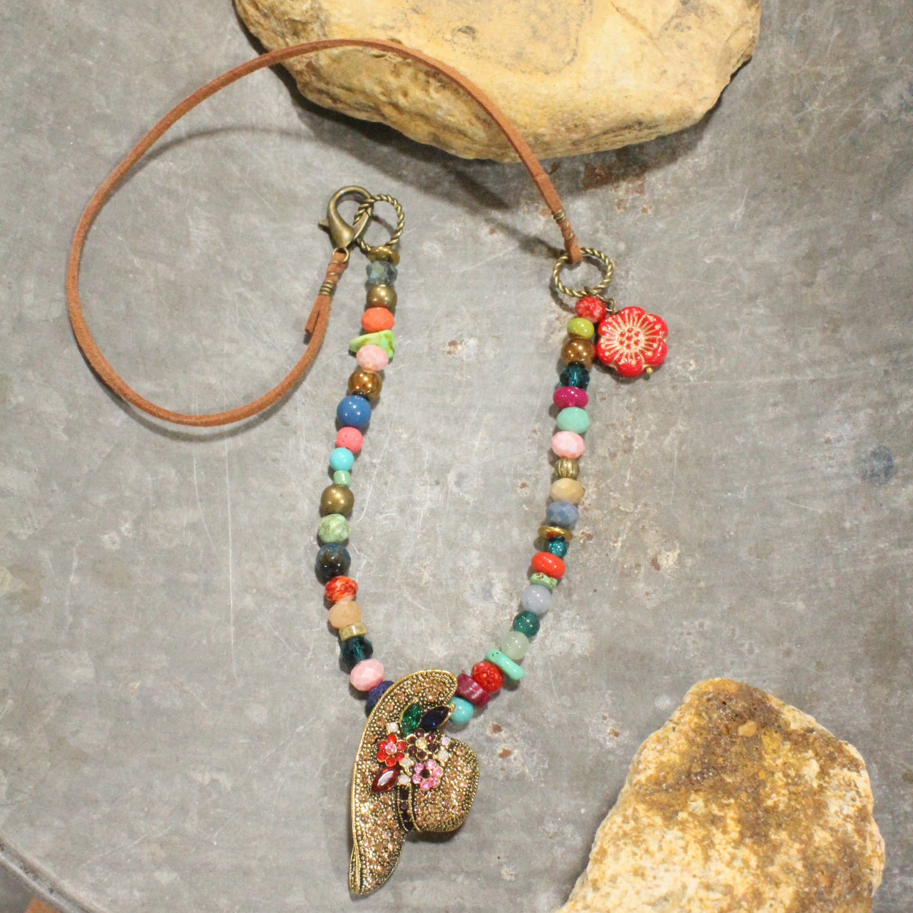 Hats Off To Summer Time Pendant Necklace
