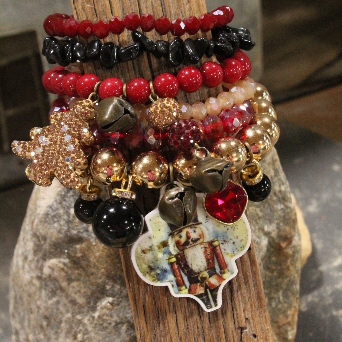 Nutty Over These Nutcrackers Charm'd Bracelet Set
