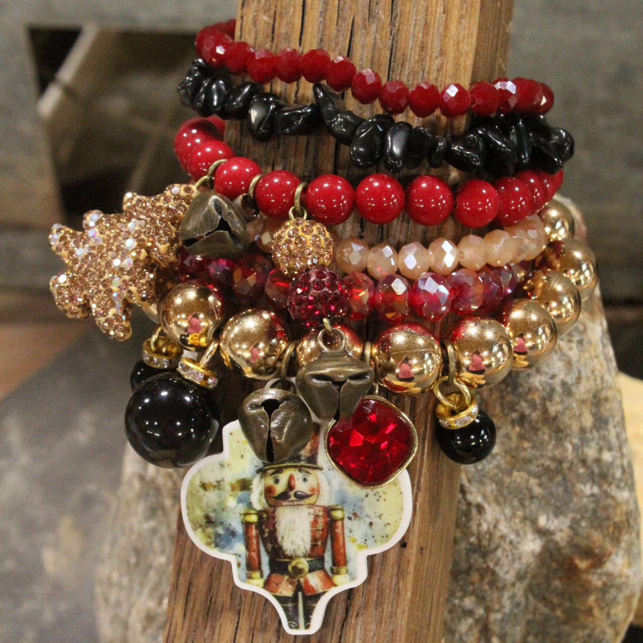 Nutty Over These Nutcrackers Charm'd Bracelet Set