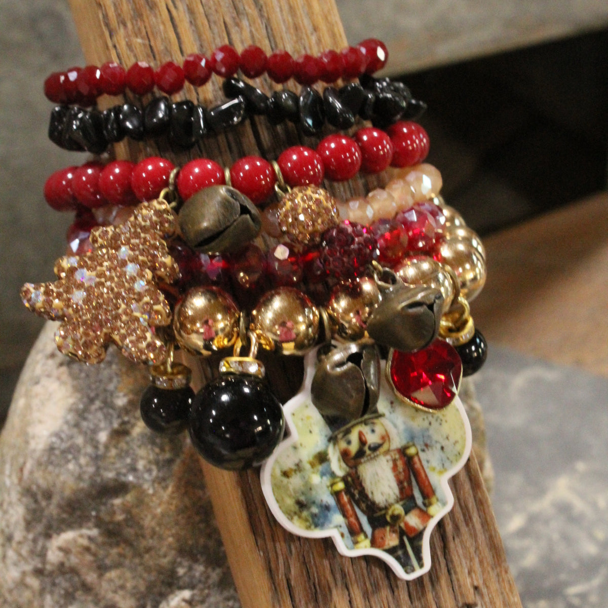 Nutty Over These Nutcrackers Charm'd Bracelet Set