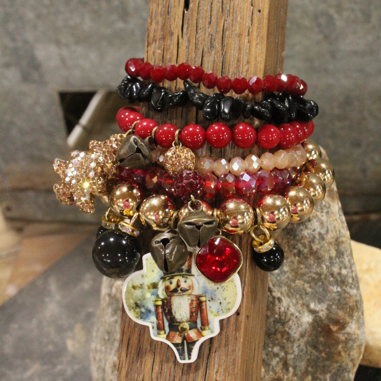 Nutty Over These Nutcrackers Charm'd Bracelet Set