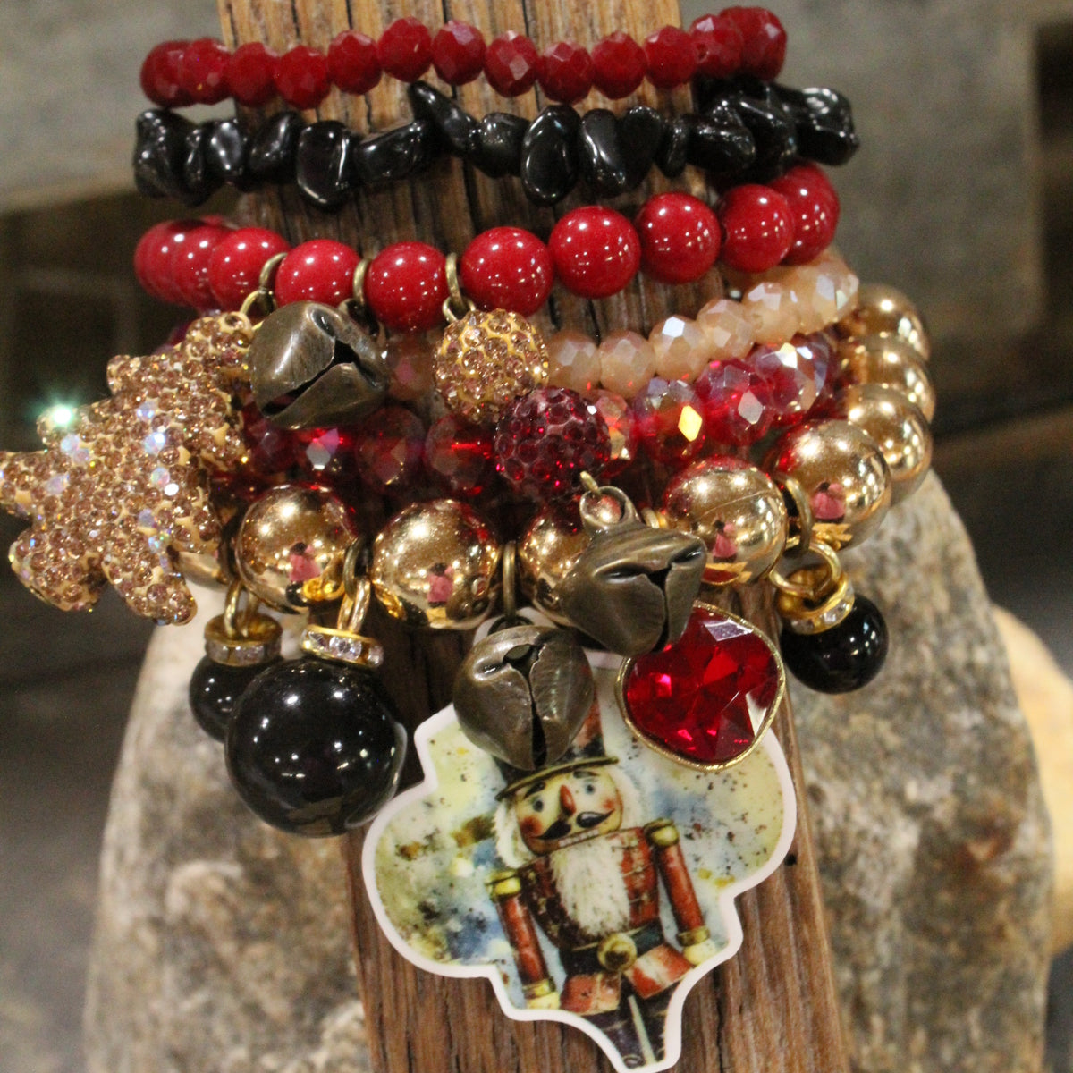 Nutty Over These Nutcrackers Charm'd Bracelet Set