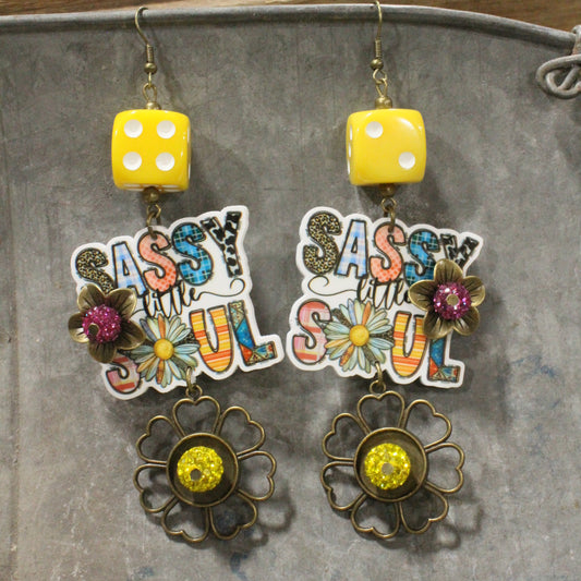 Sassy Little Soul Dangle Earrings