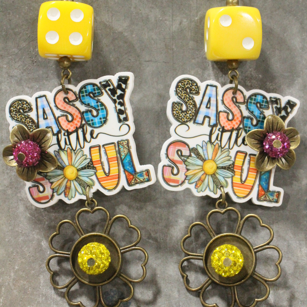 Sassy Little Soul Dangle Earrings