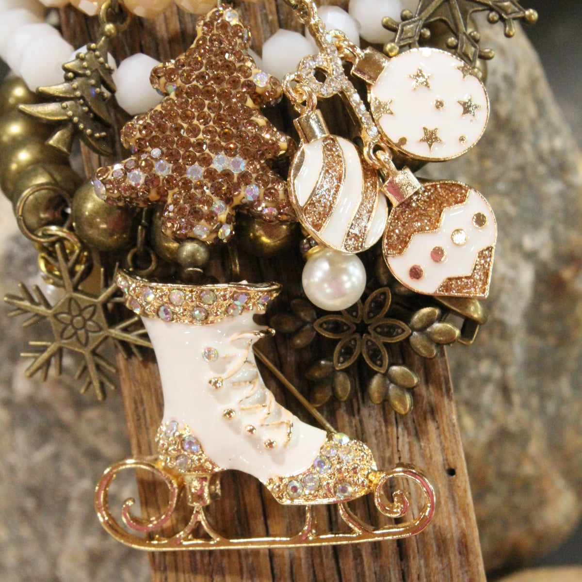 Meet Me At The Ice Rink Charm'd Bracelet Set
