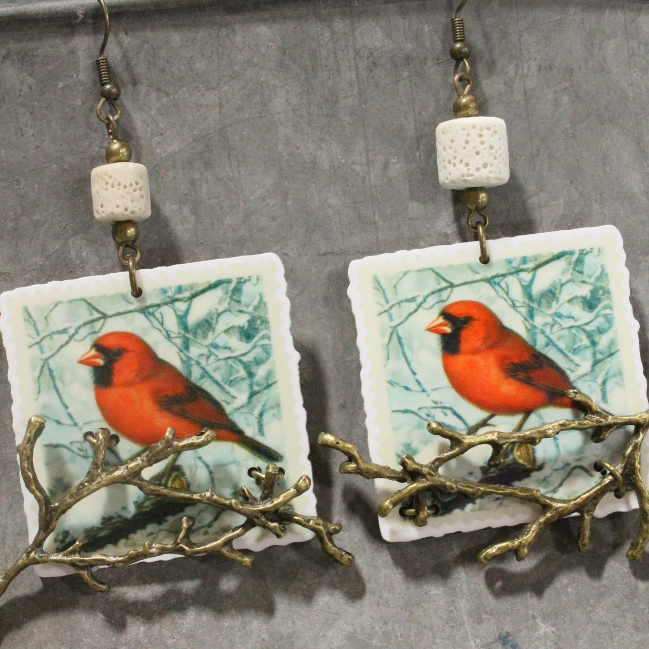 Branch Sitters Dangle Earrings