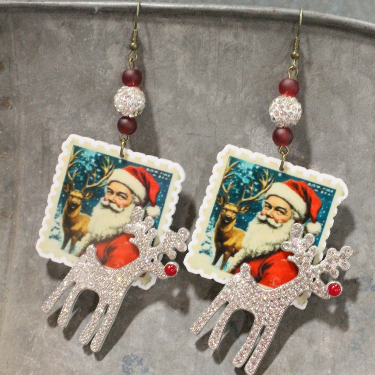 Not Just Rudolph Dangle Earrings
