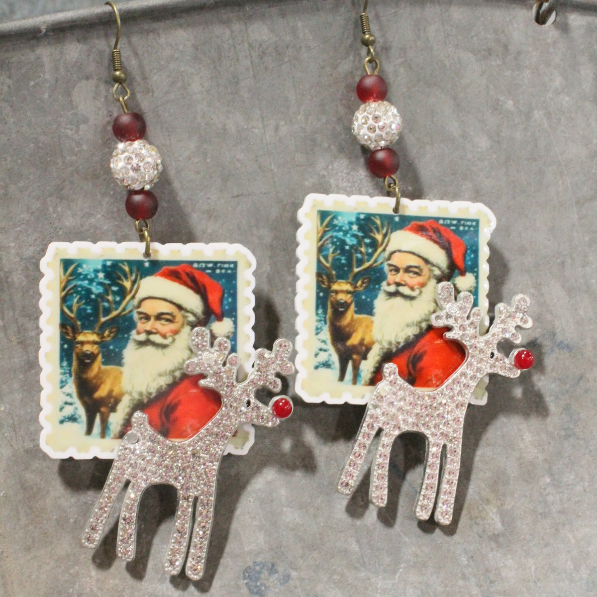 Not Just Rudolph Dangle Earrings