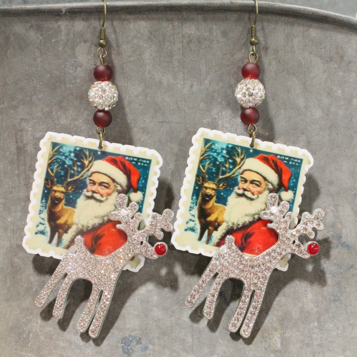 Not Just Rudolph Dangle Earrings