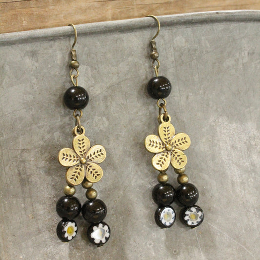 We All Fall Down Daisy Dangle Earrings