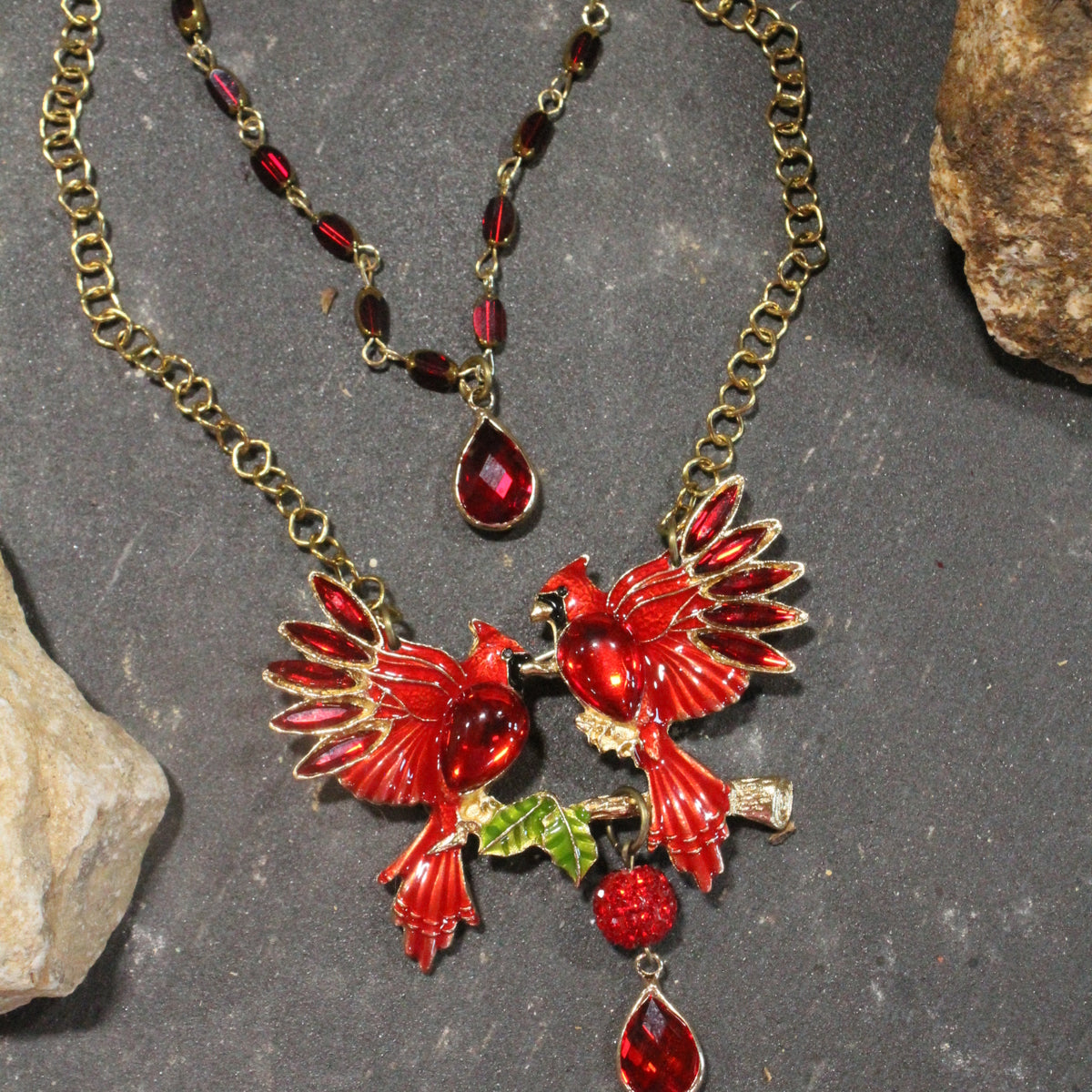 Golden Branch Visitors Layered Necklace