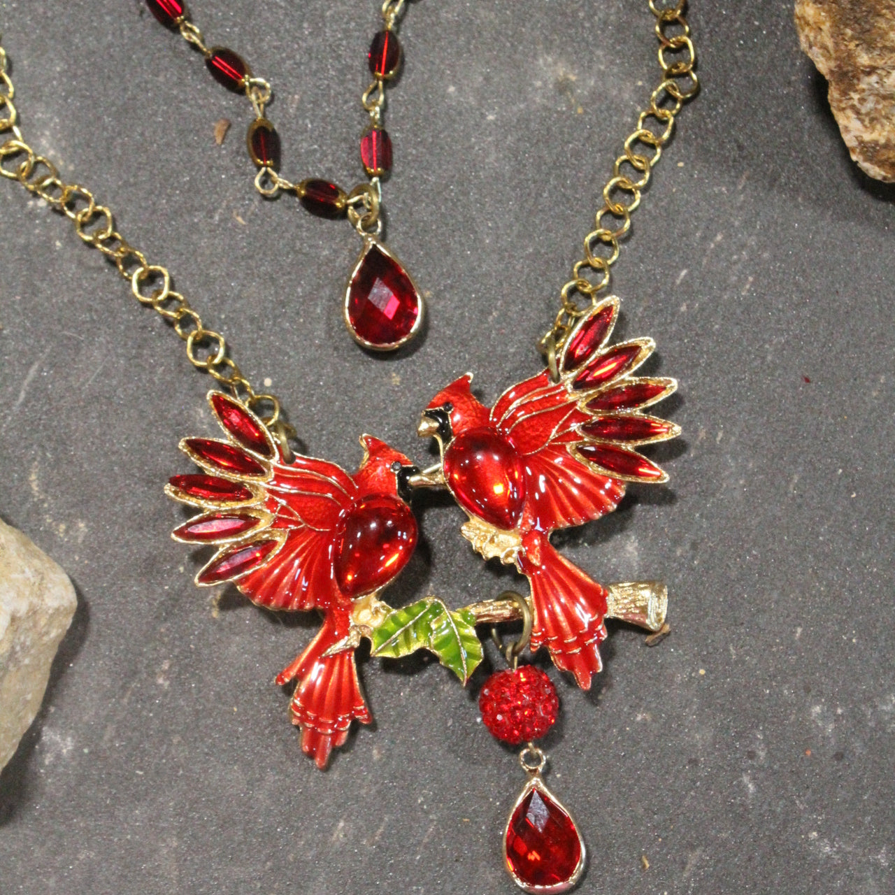 Golden Branch Visitors Layered Necklace