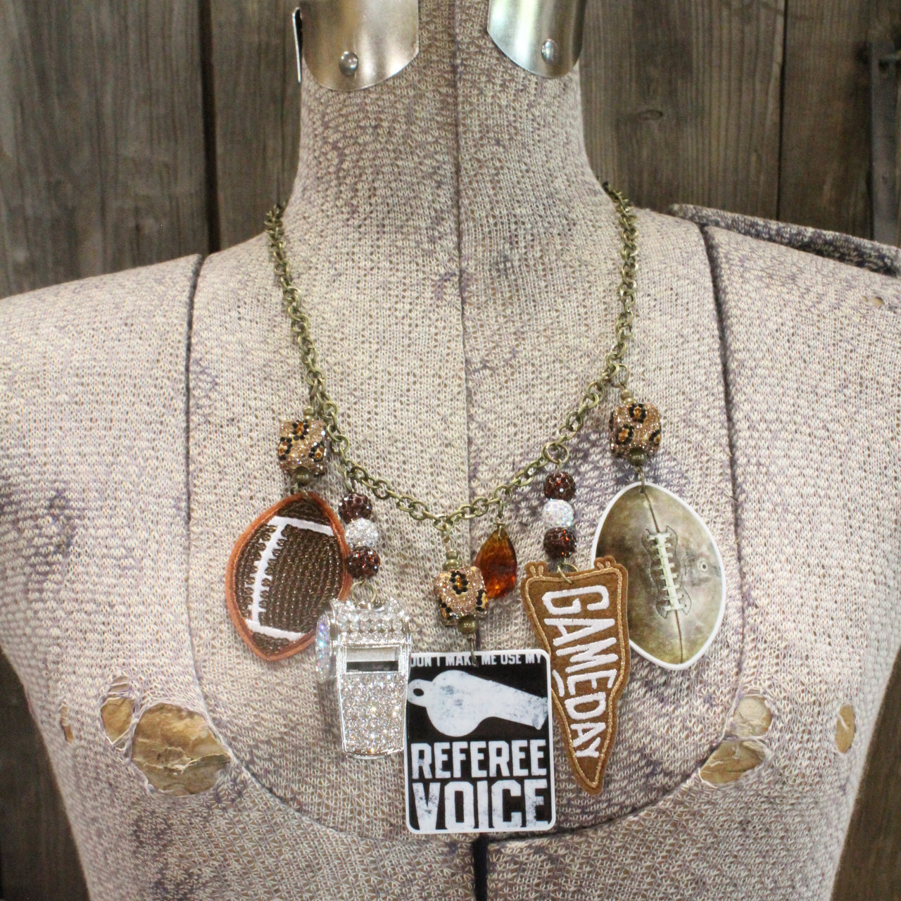 Don't Make Me Use My Referee Voice Charm'd Necklace