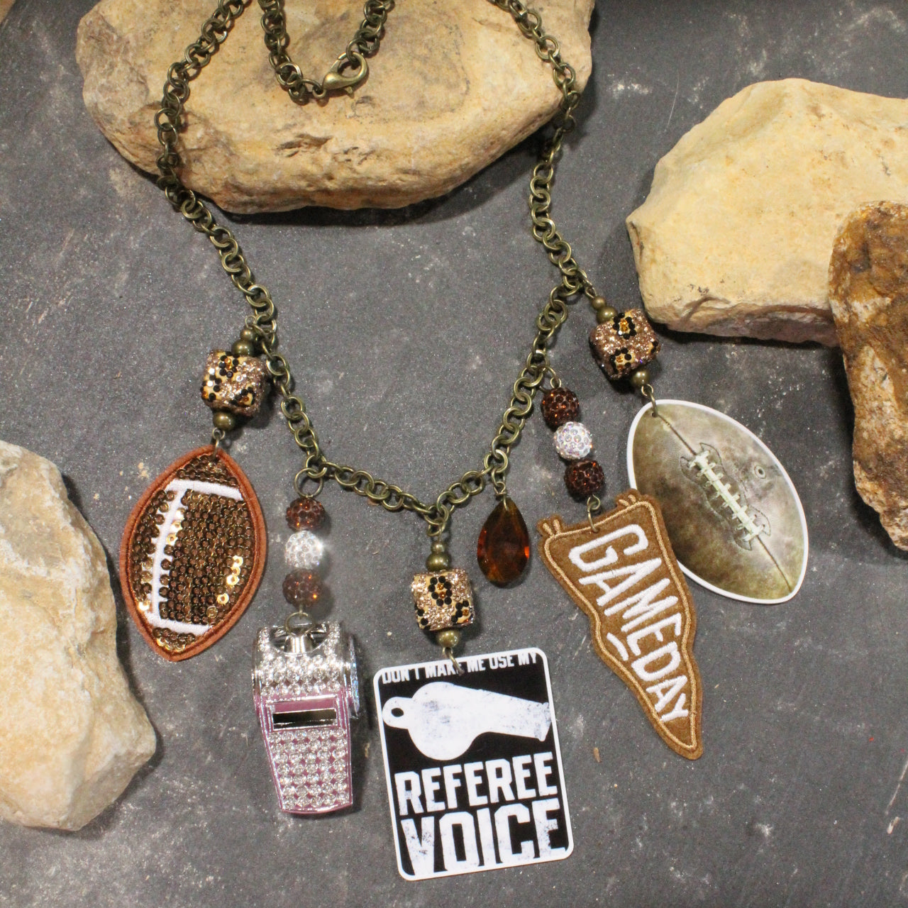 Don't Make Me Use My Referee Voice Charm'd Necklace
