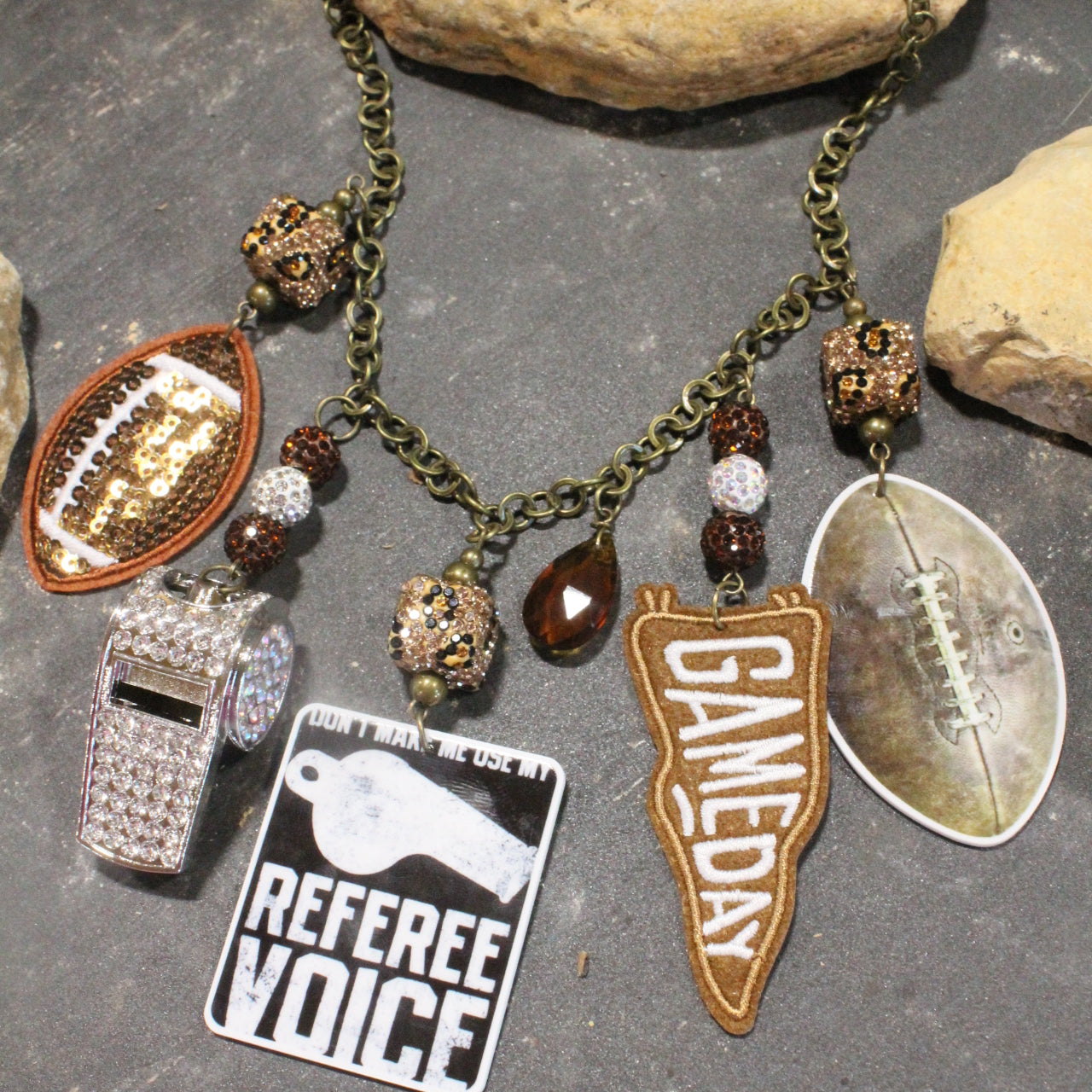 Don't Make Me Use My Referee Voice Charm'd Necklace