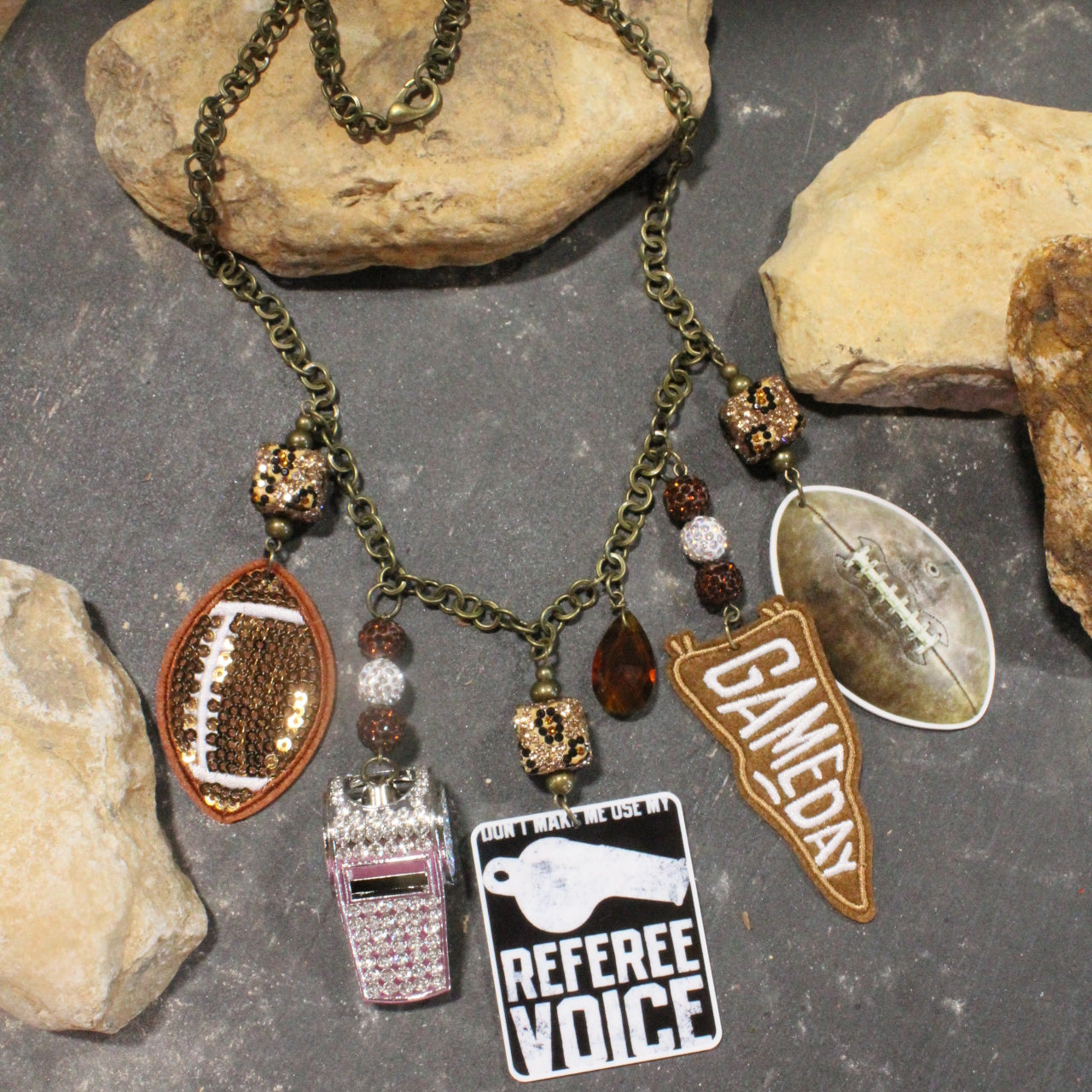 Don't Make Me Use My Referee Voice Charm'd Necklace