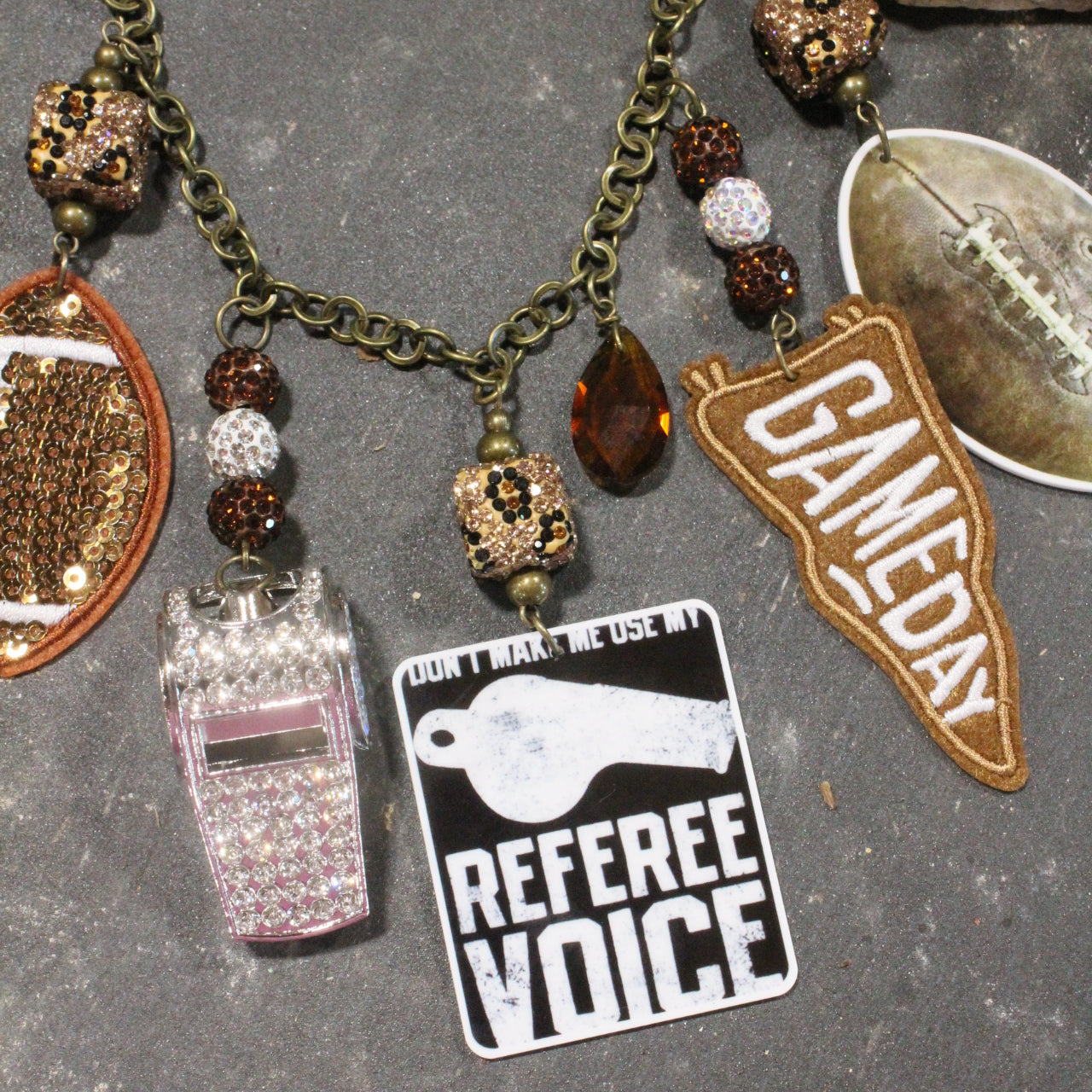 Don't Make Me Use My Referee Voice Charm'd Necklace