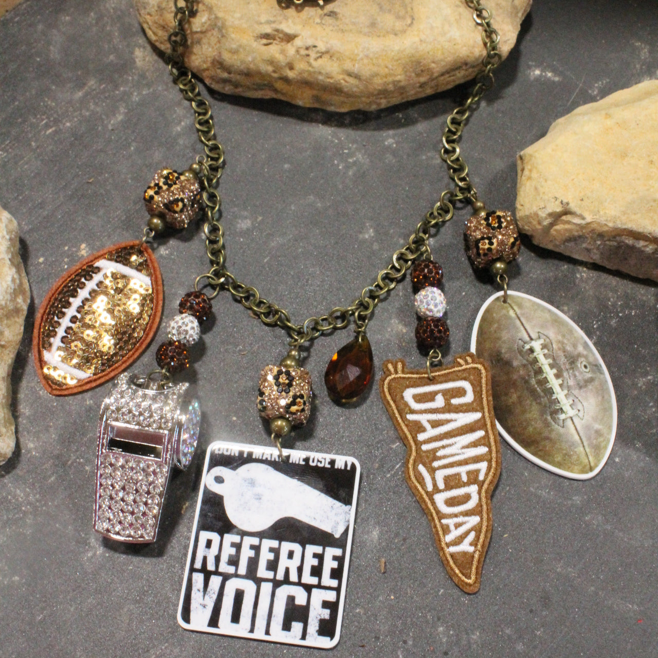 Don't Make Me Use My Referee Voice Charm'd Necklace