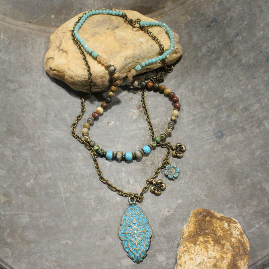 Sweet Caroline Bohemian Layered Necklace
