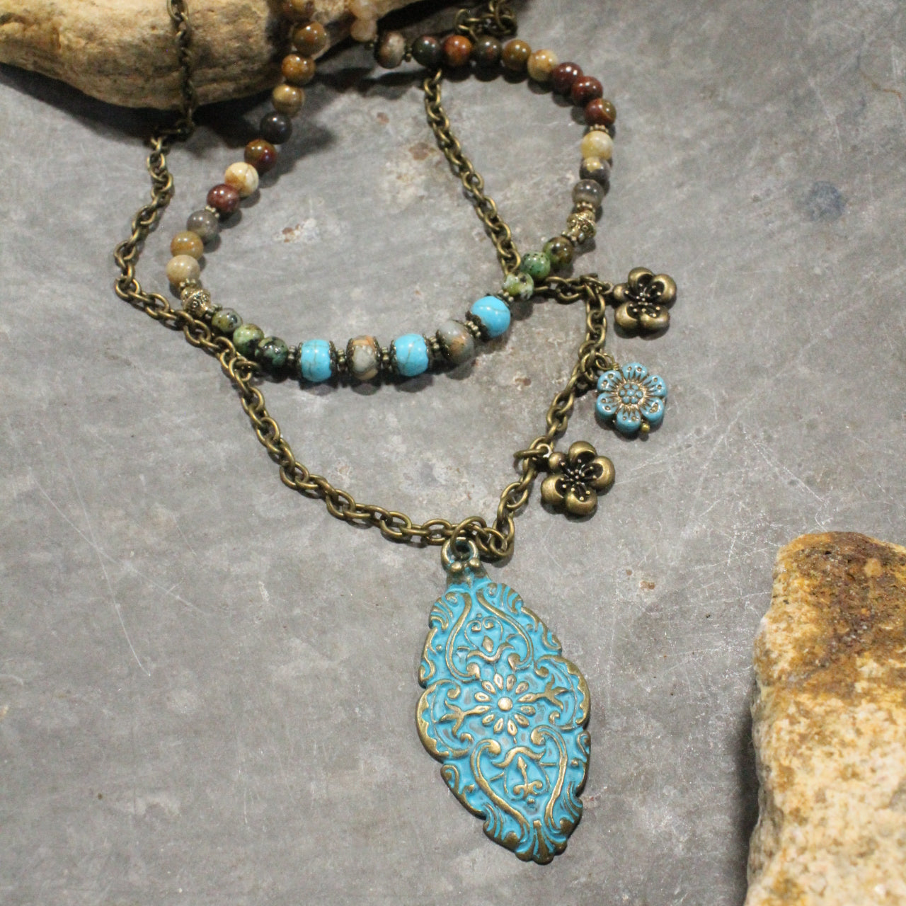 Sweet Caroline Bohemian Layered Necklace