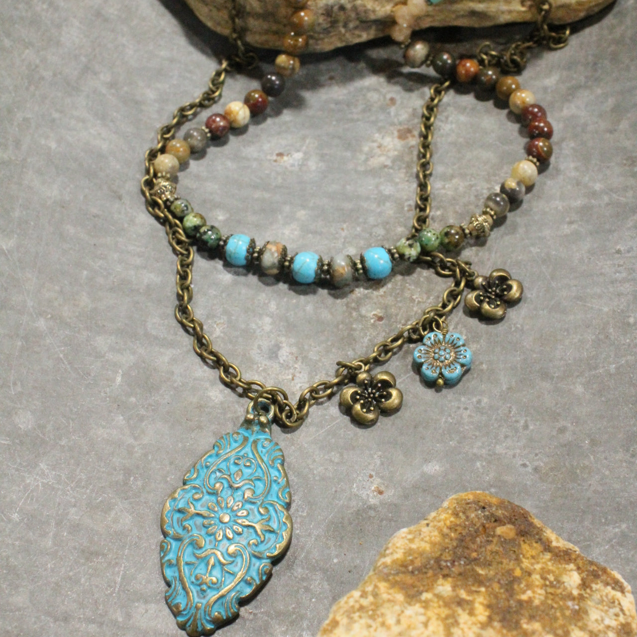Sweet Caroline Bohemian Layered Necklace