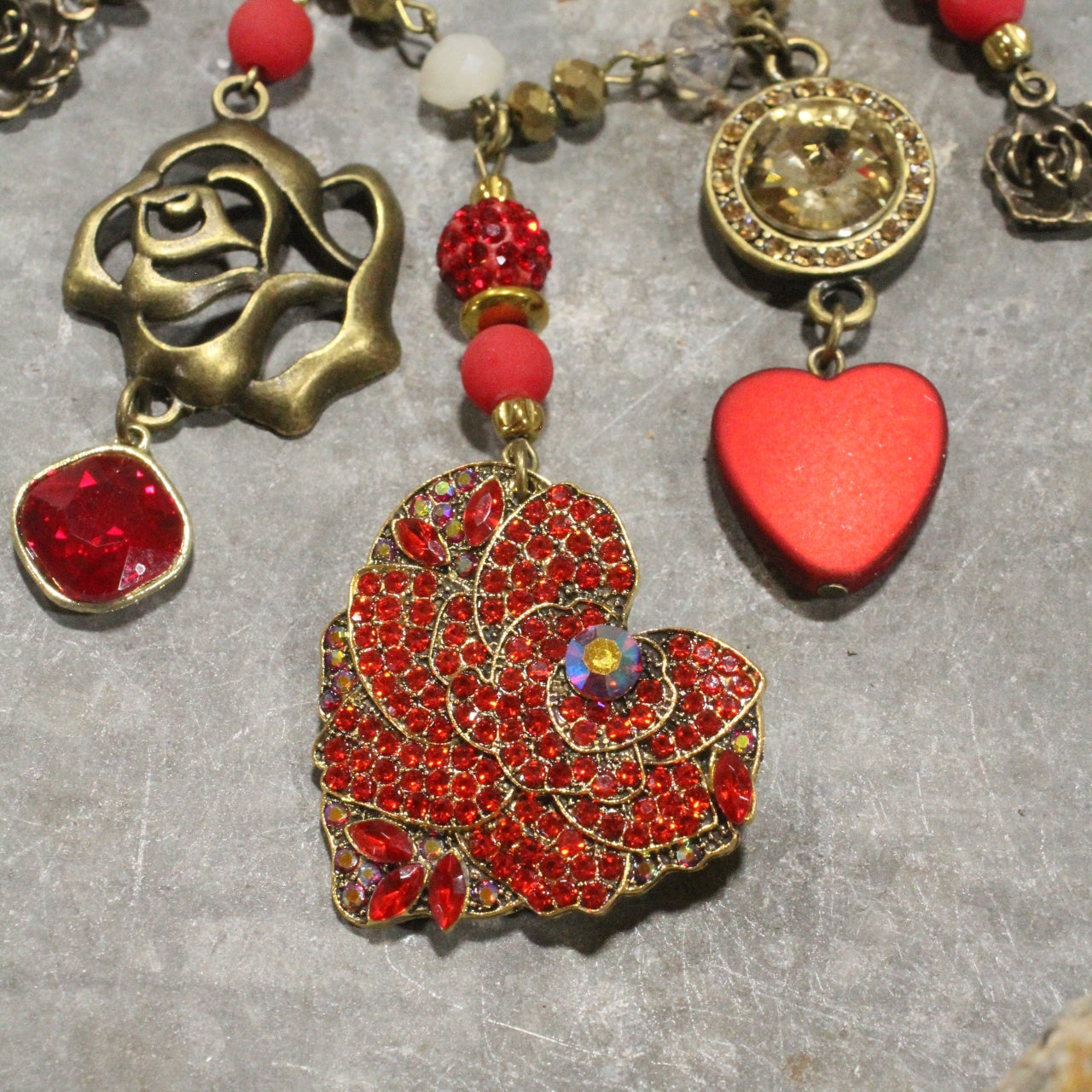 Just Give Her Your Heart Layered Necklace