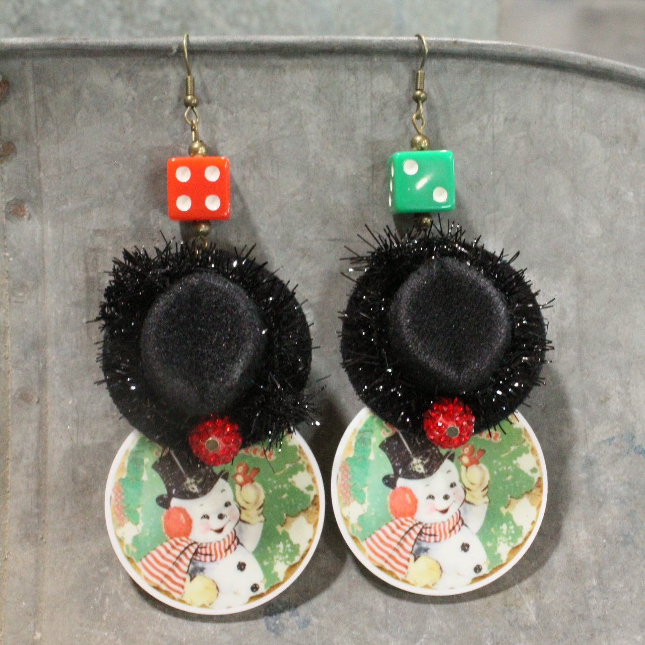 All Things Winter Dangle Earrings