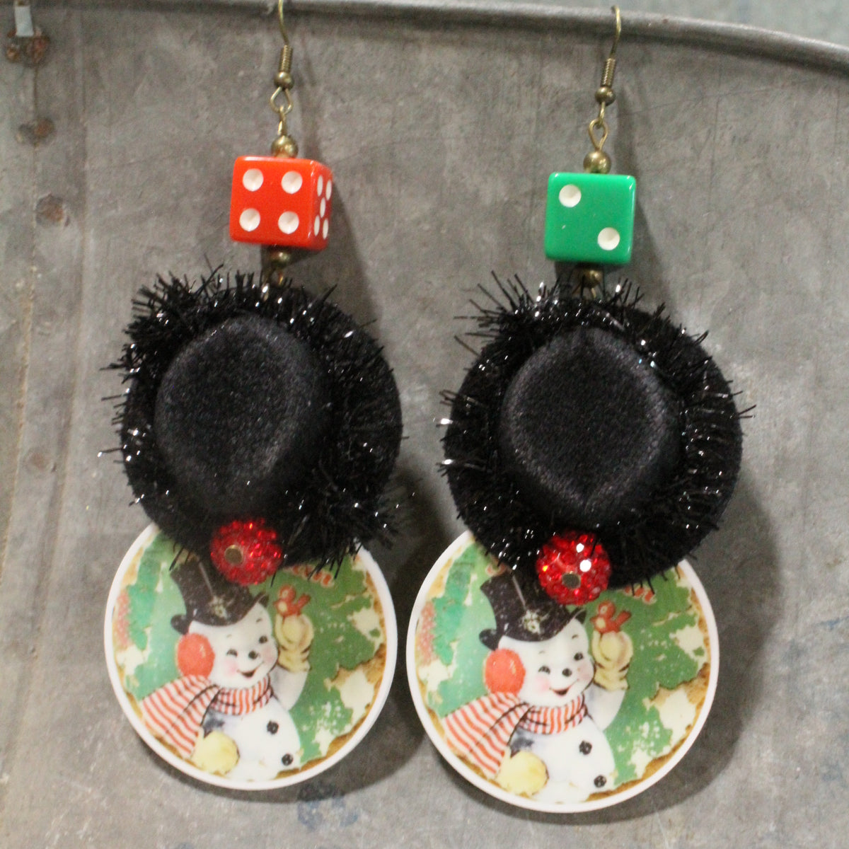All Things Winter Dangle Earrings