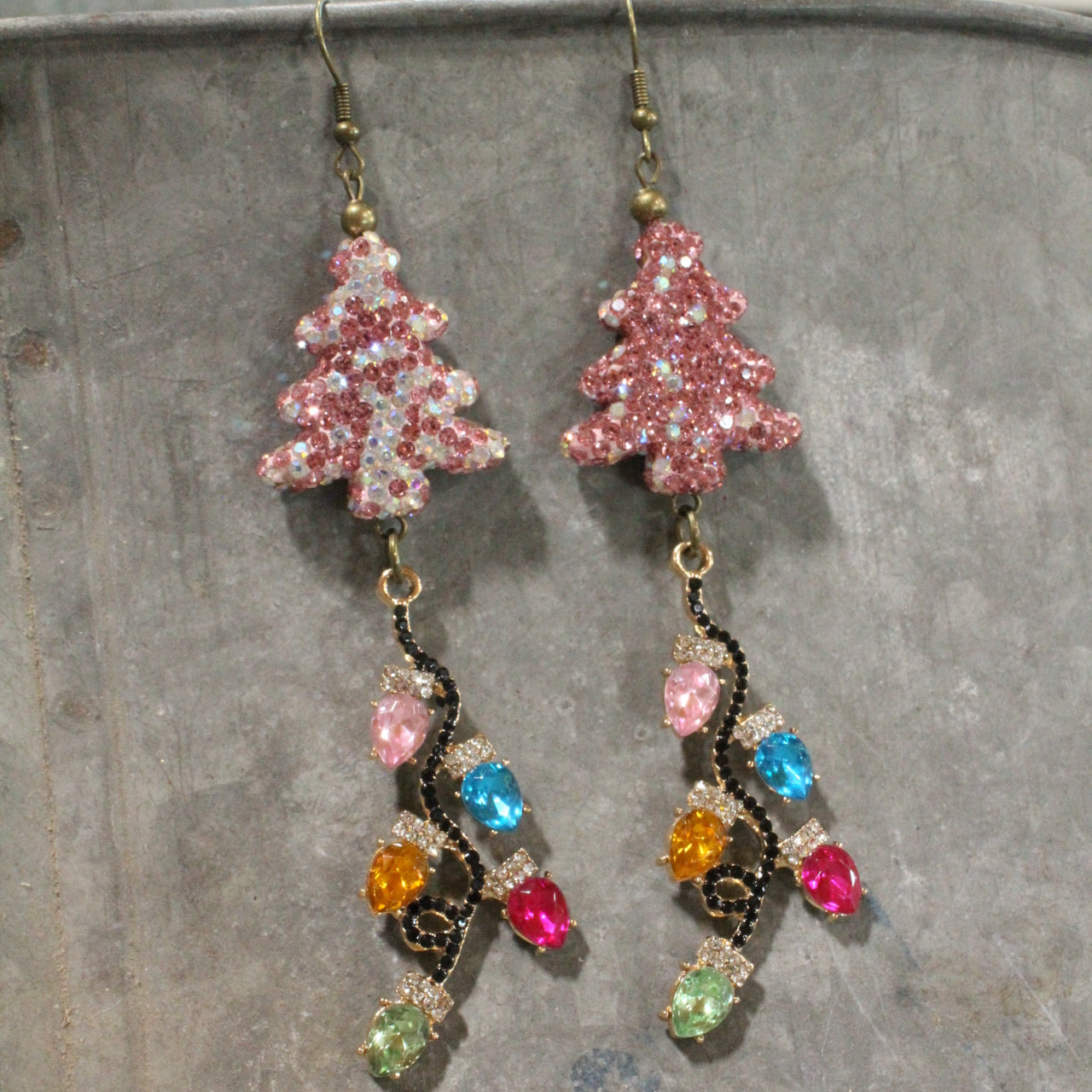 Stringing Lights Dangle Earrings
