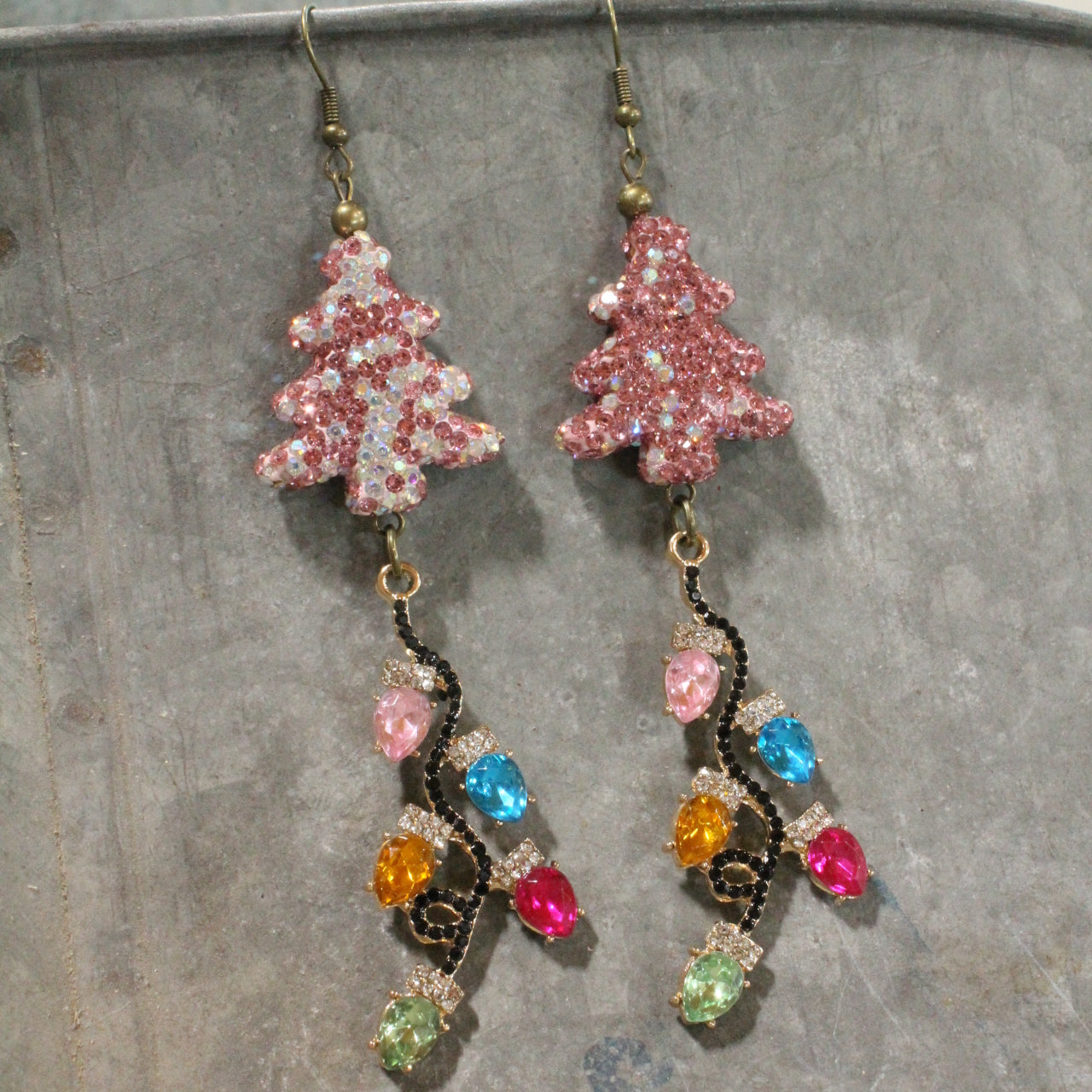 Stringing Lights Dangle Earrings