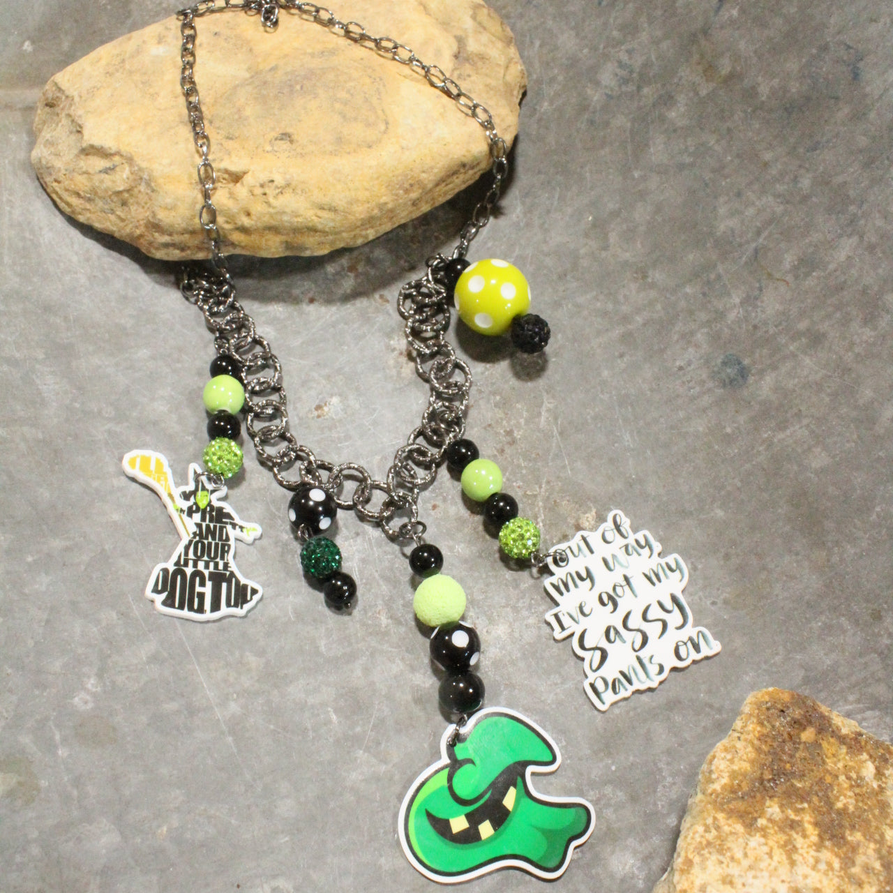 I'll Get You My Pretty Charm'd Witch Necklace