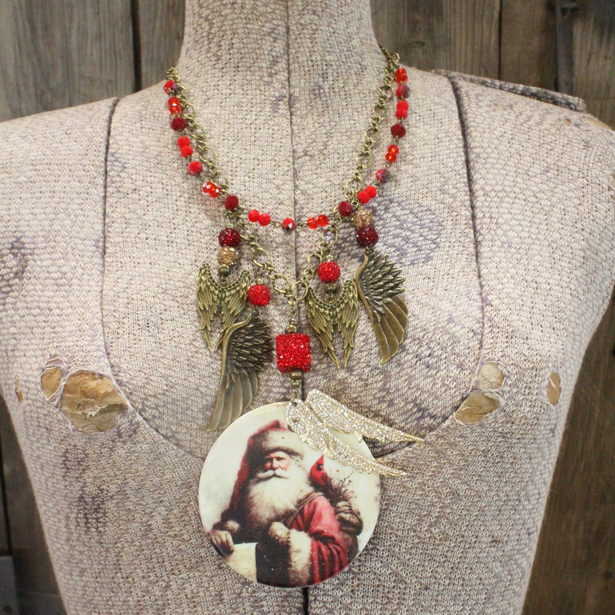 Always With You Cardinal Charm'd Necklace