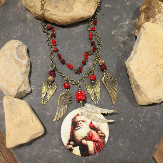 Always With You Cardinal Charm'd Necklace