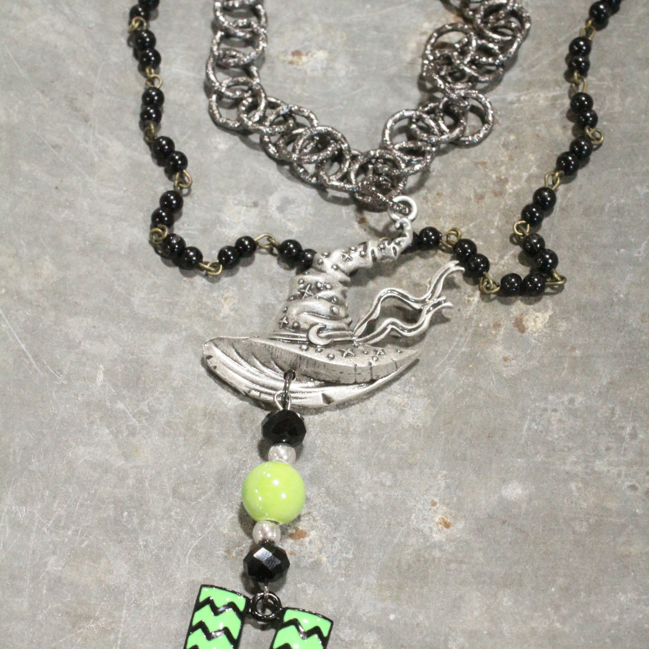 Getting Witchy With her Boots Layered Necklace