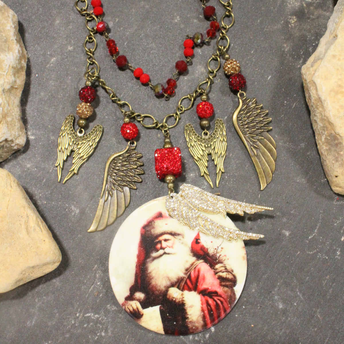 Always With You Cardinal Charm'd Necklace