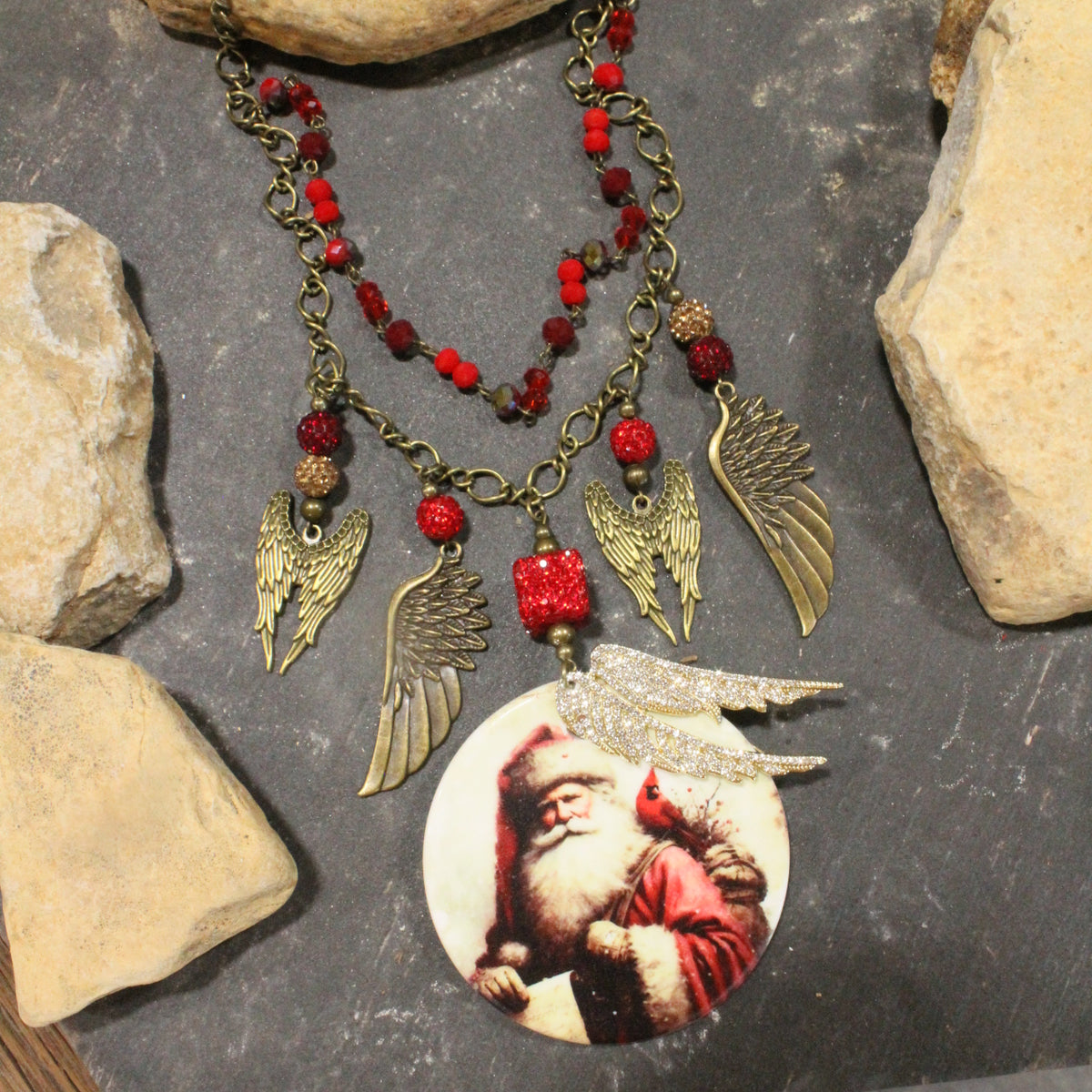 Always With You Cardinal Charm'd Necklace