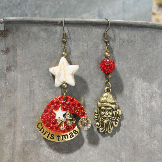 All Things Santa Dangle Earrings