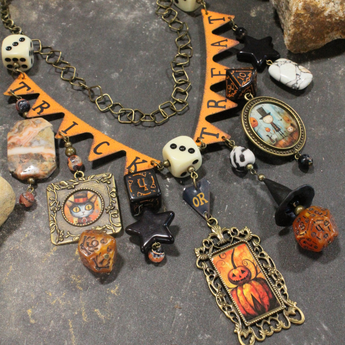 TRICK or TREAT Charm'd Necklace