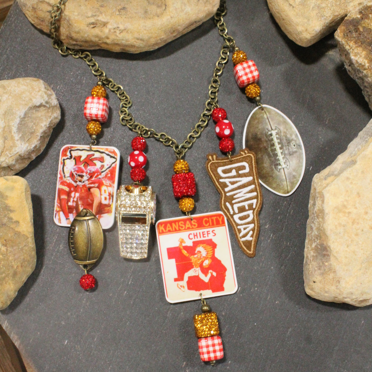 How 'Bout Those Chiefs Charm'd Necklace