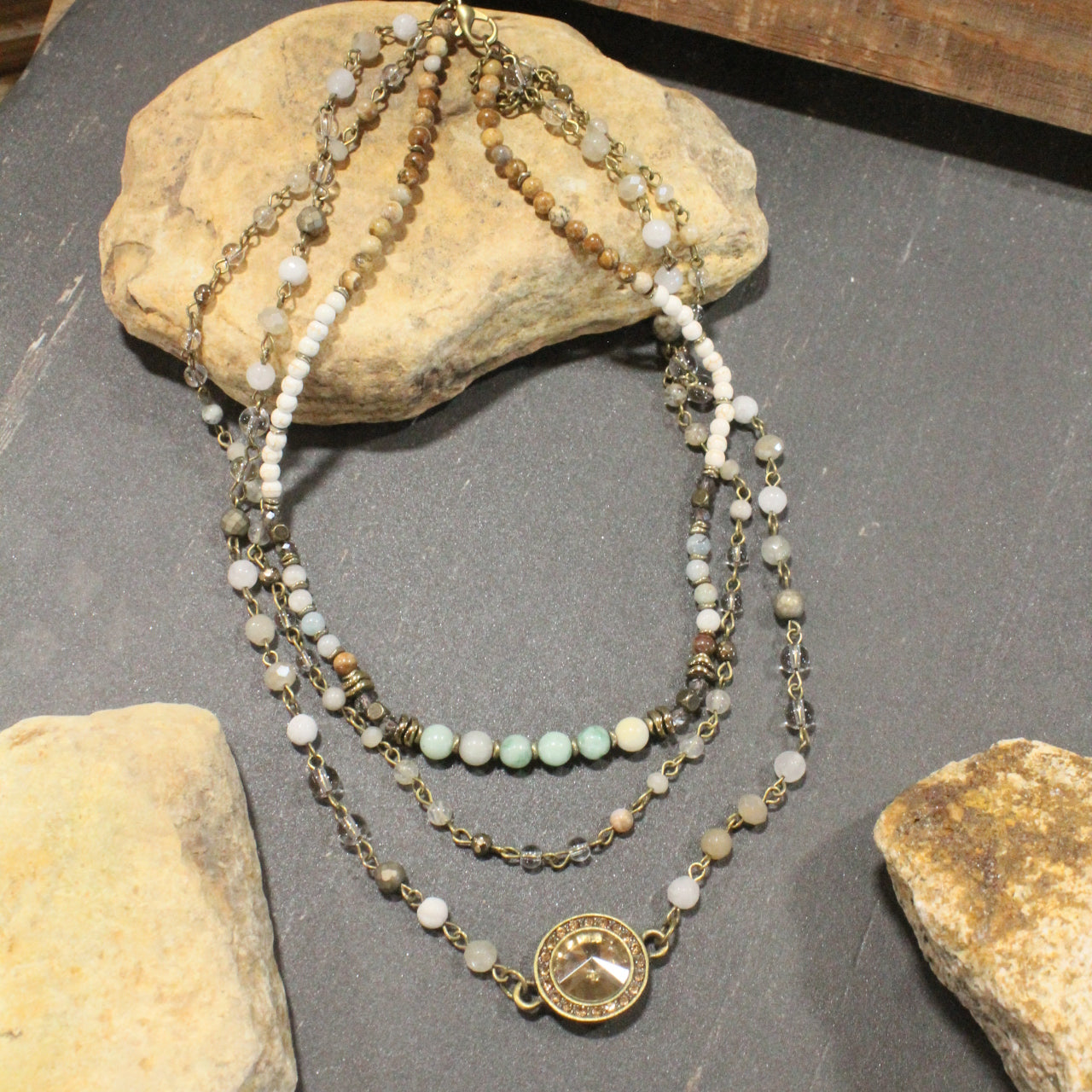 Best In Show Natural Tones Layered Necklace