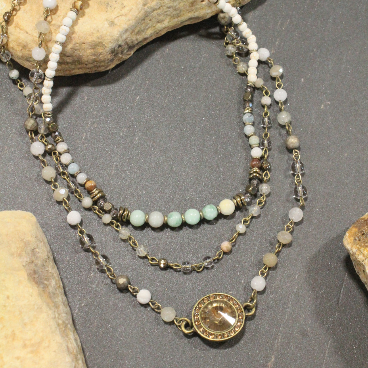 Best In Show Natural Tones Layered Necklace