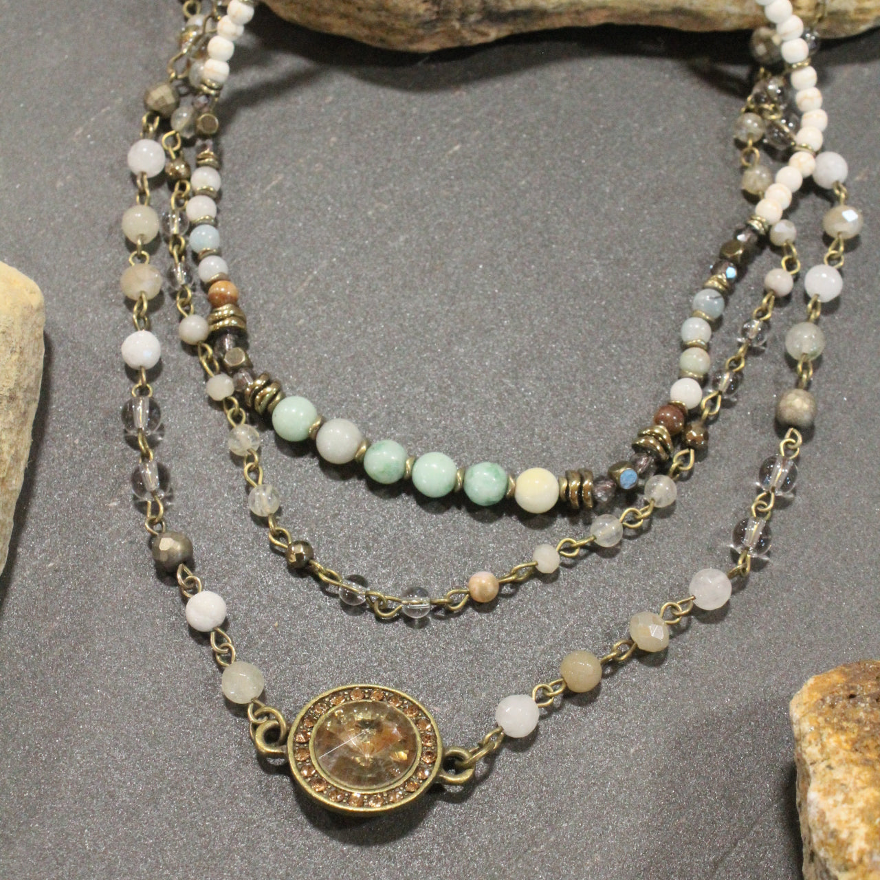 Best In Show Natural Tones Layered Necklace