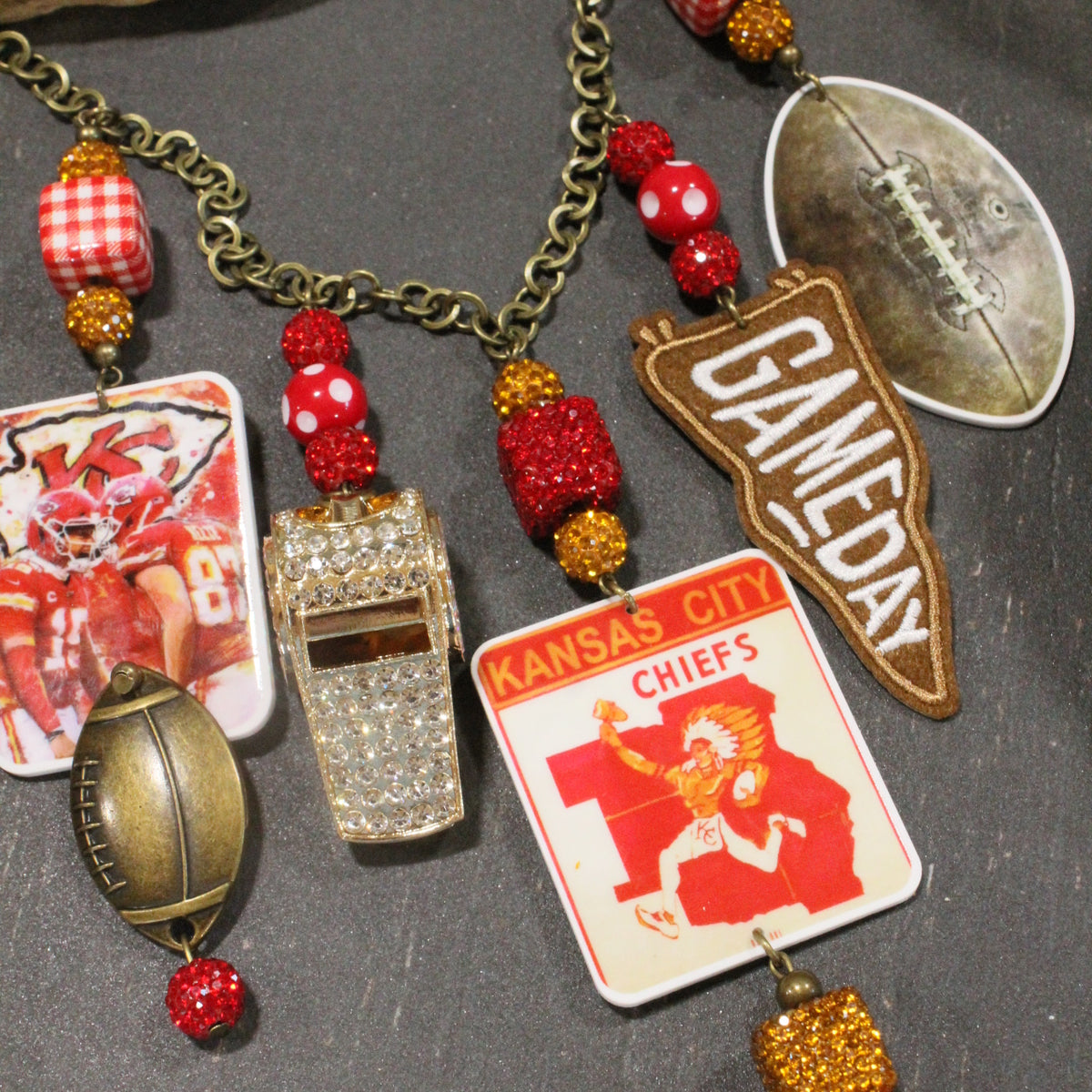 How 'Bout Those Chiefs Charm'd Necklace