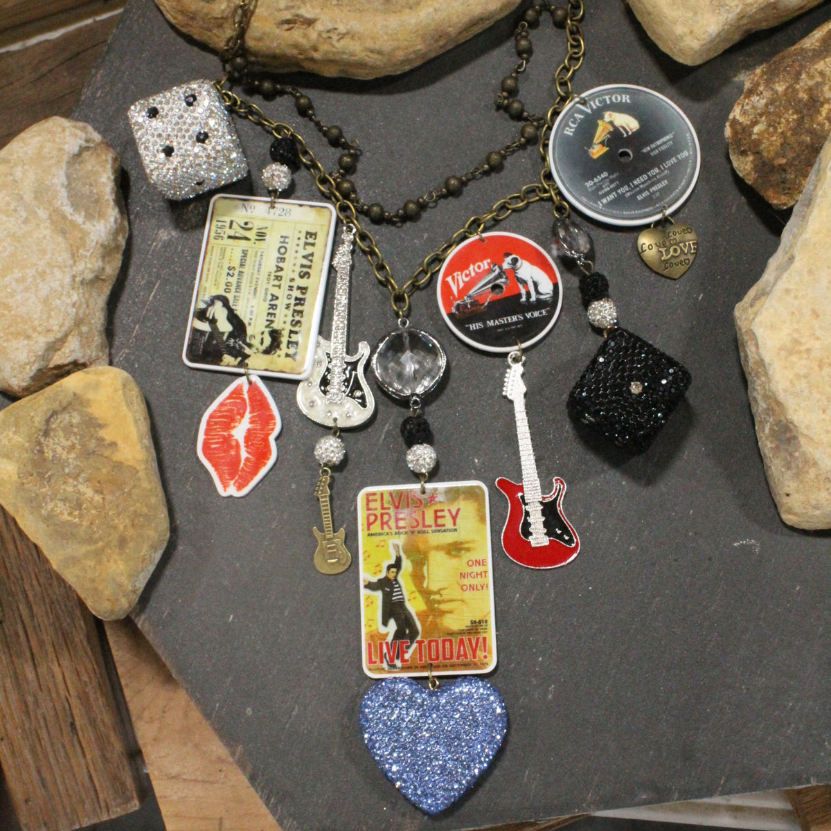 Elvis A Chart Topper Layered Necklace