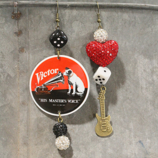 Elvis A Chart Topper Dangle Earrings