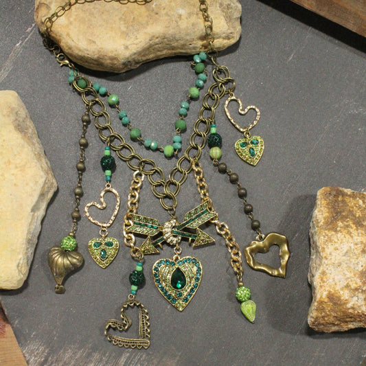 Shot In The Heart Charm'd Necklace