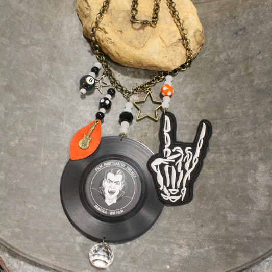 Rock On W/ DRACULA Charm'd Necklace