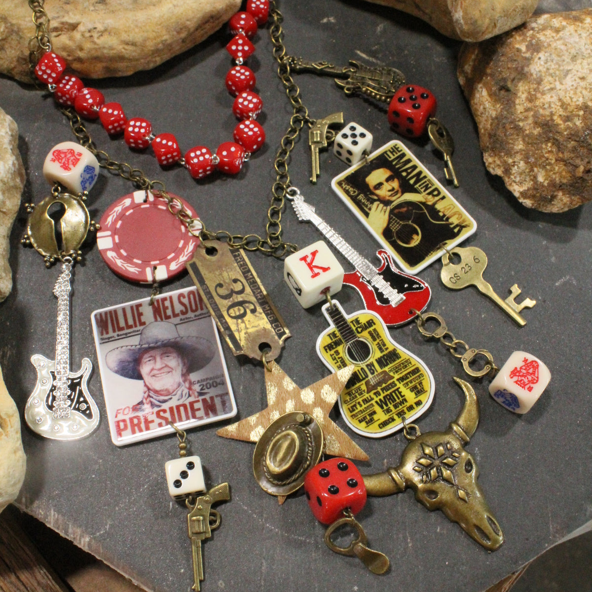 Legends In Country Music Necklace Set
